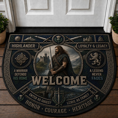 Viking Warrior Welcome Mat – "Til Valhalla" Norse Mythology Outdoor Doormat - 5to9vibe