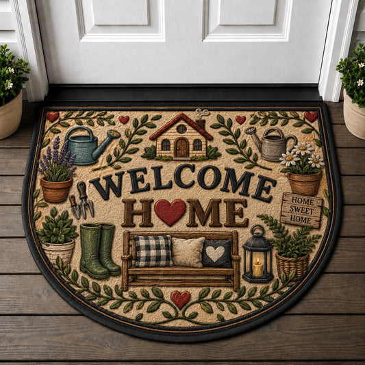 Welcome Home Sweet Home Doormat - Homecore Cozy Cottage Garden Welcome Mat - 5to9vibe