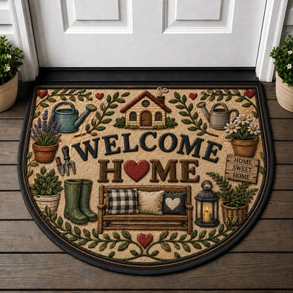 Welcome Make Yourself At Home Doormat - Industrial Classic Rustic Welcome Mat - 5to9vibe