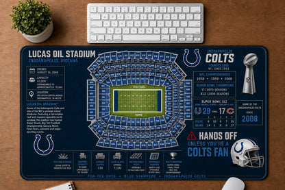 All Football Stadium Schematic Desk Mat Mouse Pad Plus Size Trending - 5to9vibe