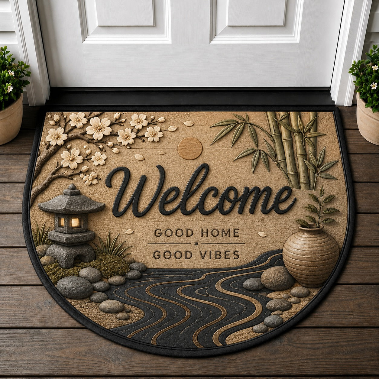 Moon Phases Welcome Doormat - Moon Phase Celestial Astronomy Welcome Mat - 5to9vibe