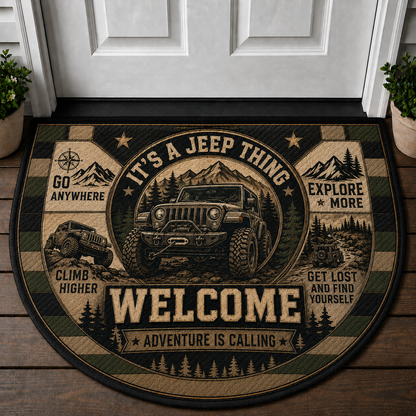 Tacoma Welcome Mat - Adventure Starts Here Off Road Doormat - 5to9vibe