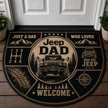 Jeep Life Welcome Mat - Off-Road Best Life 4x4 Trail Doormat - 5to9vibe
