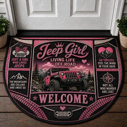 It's A Jeep Thing Welcome Mat - 4x4 Adventure Calling Off-Road Doormat - 5to9vibe