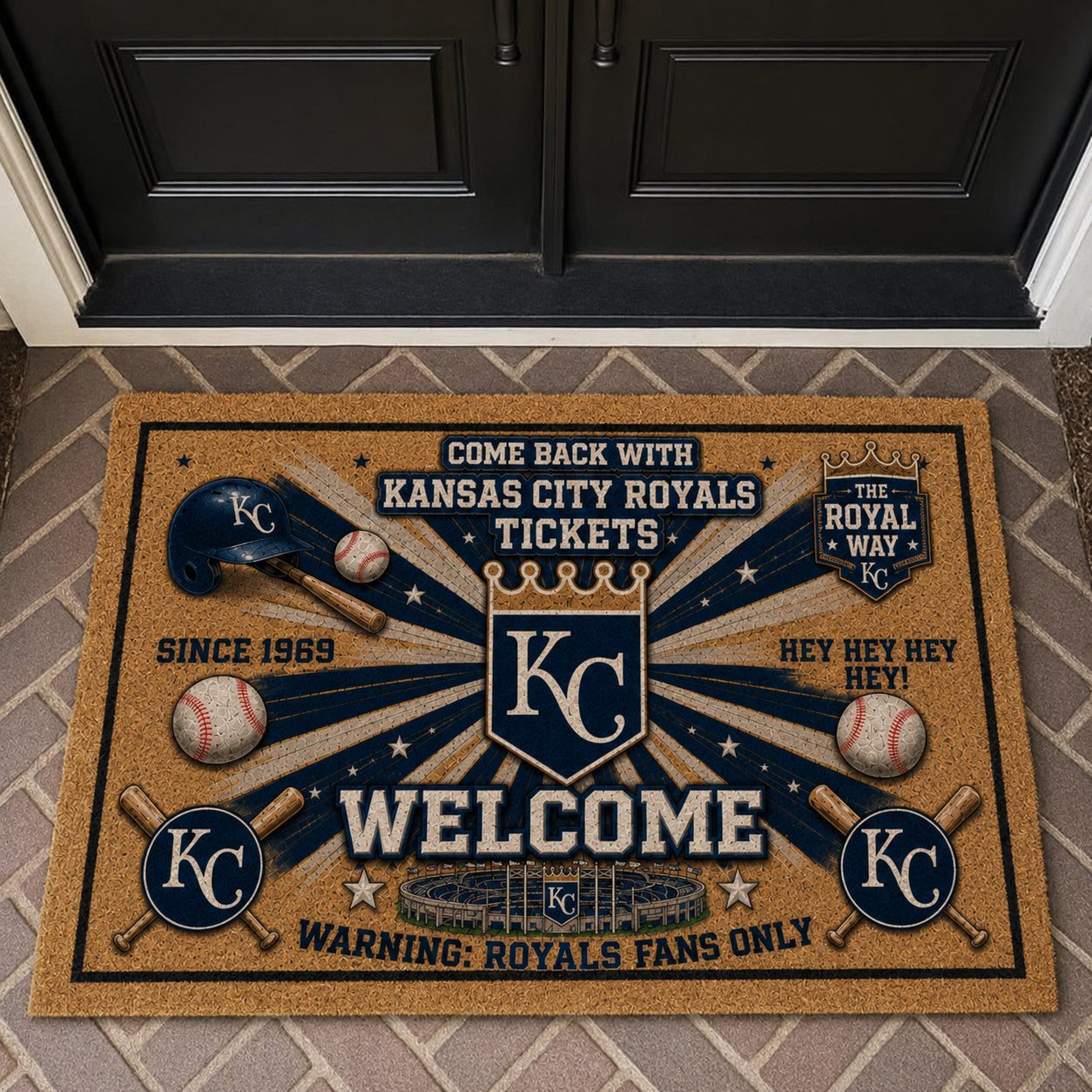 Baseball All Teams Coir Doormat Print Premium Welcome Mat – Personalized Baseball Coir Doormat