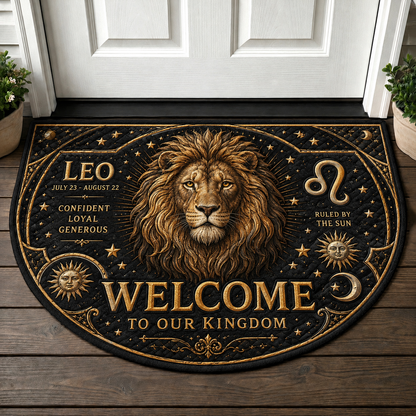 Pisces Zodiac Welcome Mat - Fish Astrology Intuitive Dreamer Doormat - 5to9vibe