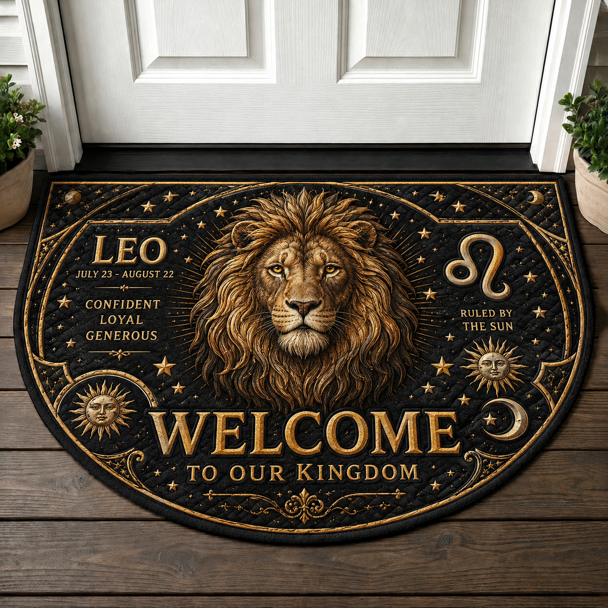 Scorpio Zodiac Welcome Mat - Scorpion Astrology Passionate Outdoor Doormat - 5to9vibe