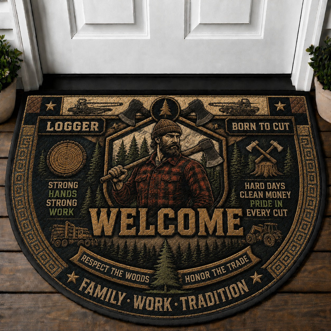 Electrician Welcome Mat – "Licensed Electrical Expert" Funny Home Decor Doormat - 5to9vibe