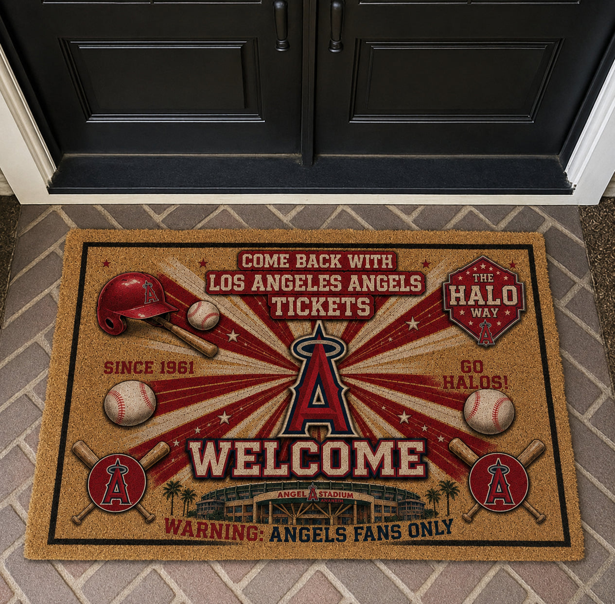 Baseball All Teams Coir Doormat Print Premium Welcome Mat – Personalized Baseball Coir Doormat