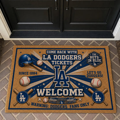 Baseball All Teams Coir Doormat Print Premium Welcome Mat – Personalized Baseball Coir Doormat