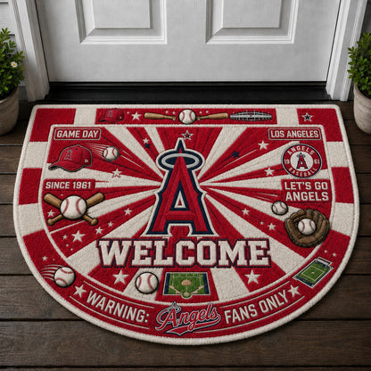 Baseball All Teams Custom Quilted Print Premium Welcome Mat – Personalized Baseball Doormat