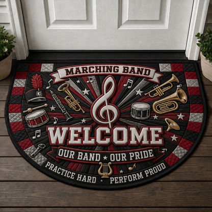 Guitar Welcome Mat - Electric Guitarist Play More Worry Less Doormat - 5to9vibe