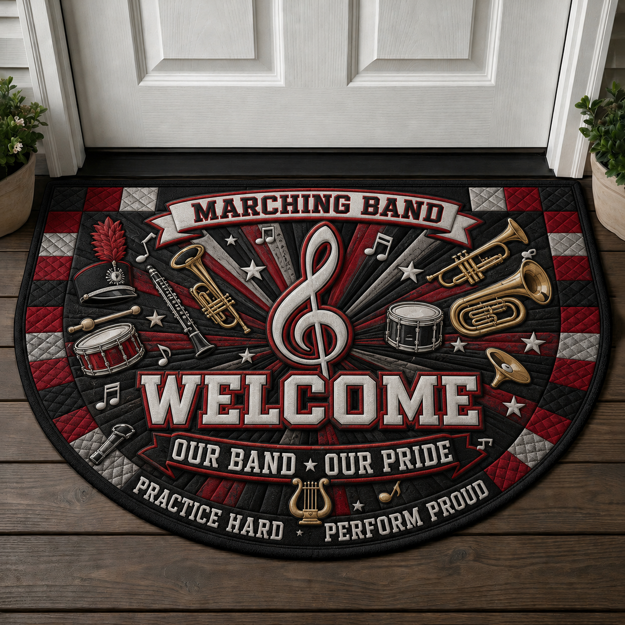Concert Life Welcome Mat - Live Love Rock Music Fan Outdoor Doormat - 5to9vibe