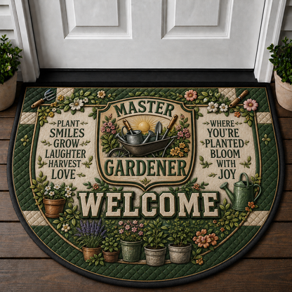 Crazy Plant Lady Welcome Mat - Just One More Plant Houseplant Doormat - 5to9vibe