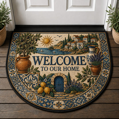 God Bless America Doormat - Vintage Americana Patriotic Eagle Rustic Welcome Mat - 5to9vibe