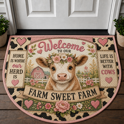 Wipe Your Hooves Donkey Doormat - Easily Distracted By Donkeys Welcome Mat - 5to9vibe