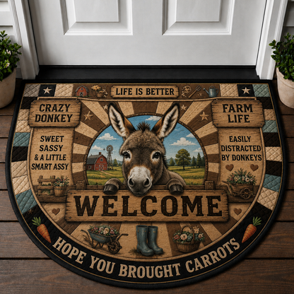 Bee Kind Bee Happy Beekeeper Welcome Mat - Honey Bee & Sunflower Doormat - 5to9vibe