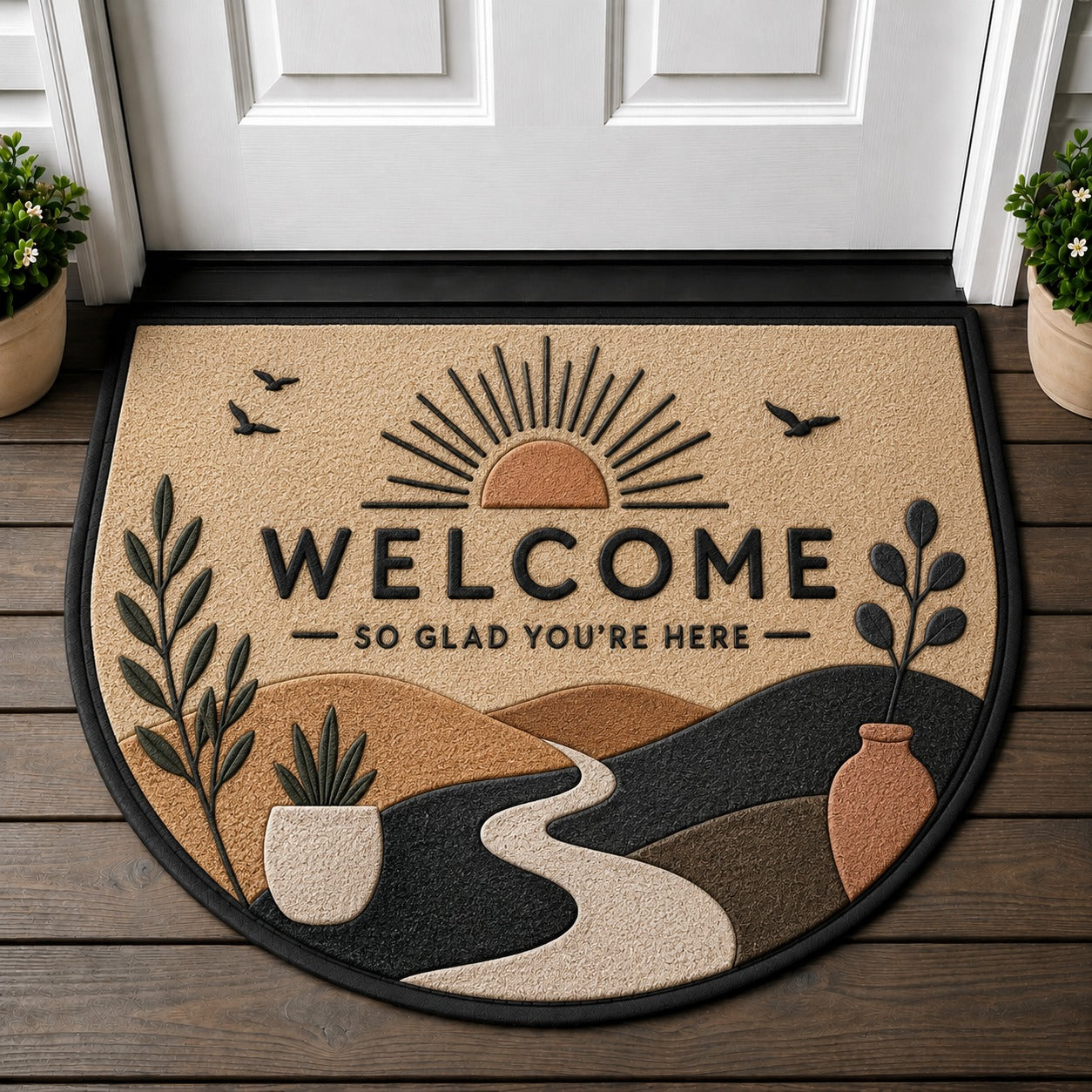 Welcome To Our Home Doormat - Floralcore Bloom Botanical Spring Welcome Mat - 5to9vibe
