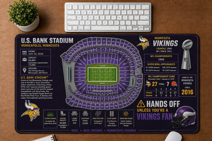 All Football Stadium Schematic Desk Mat Mouse Pad Plus Size Trending - 5to9vibe