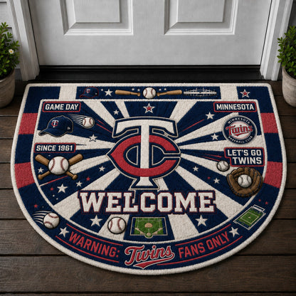 Baseball All Teams Custom Quilted Print Premium Welcome Mat – Personalized Baseball Doormat