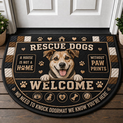Springer Spaniel Welcome Mat – "Wipe Paws Be Happy" Dog Lover Doormat - 5to9vibe