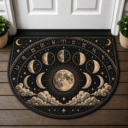 Welcome To Our Home Doormat - Sun & Moon Celestial Welcome Mat - 5to9vibe