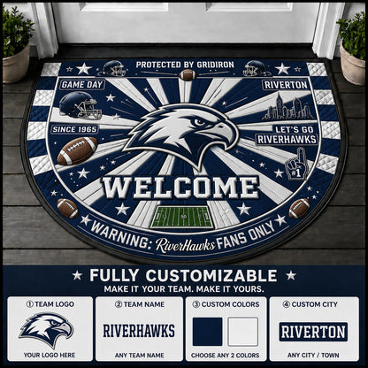 Navy / White