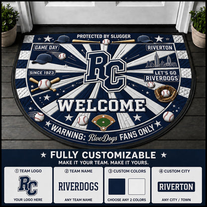 Navy / White