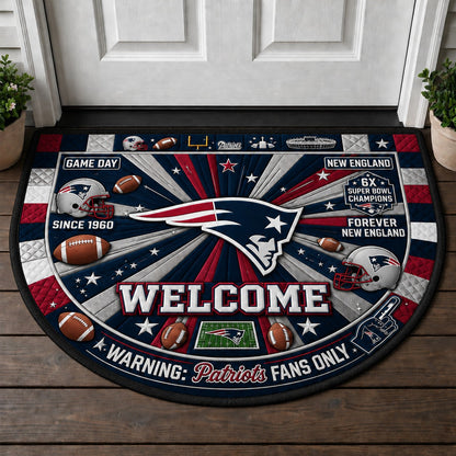 Football All Teams Custom Premium Welcome Mat – Personalized Doormat