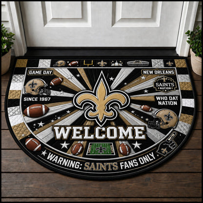 Football All Teams Custom Premium Welcome Mat – Personalized Doormat