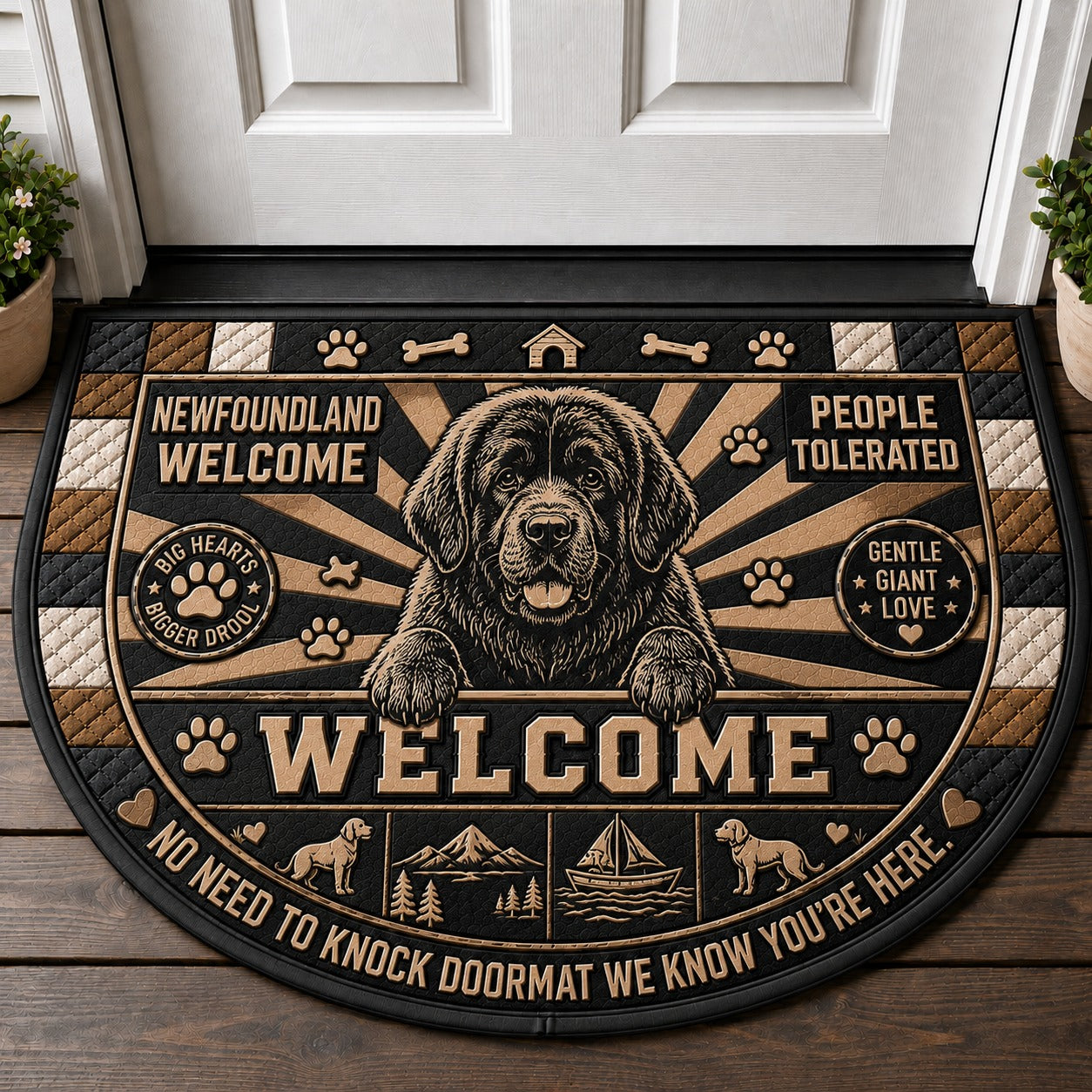 Corgi Welcome Mat – "Life Is Better With A Corgi" Funny Pet Doormat - 5to9vibe