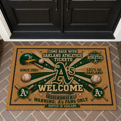Baseball All Teams Coir Doormat Print Premium Welcome Mat – Personalized Baseball Coir Doormat
