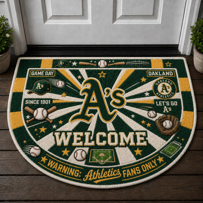 Baseball All Teams Custom Quilted Print Premium Welcome Mat – Personalized Baseball Doormat