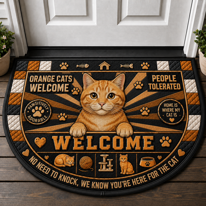 A Spoiled Bengal Lives Here Doormat - Wipe Your Paws Welcome Mat - 5to9vibe