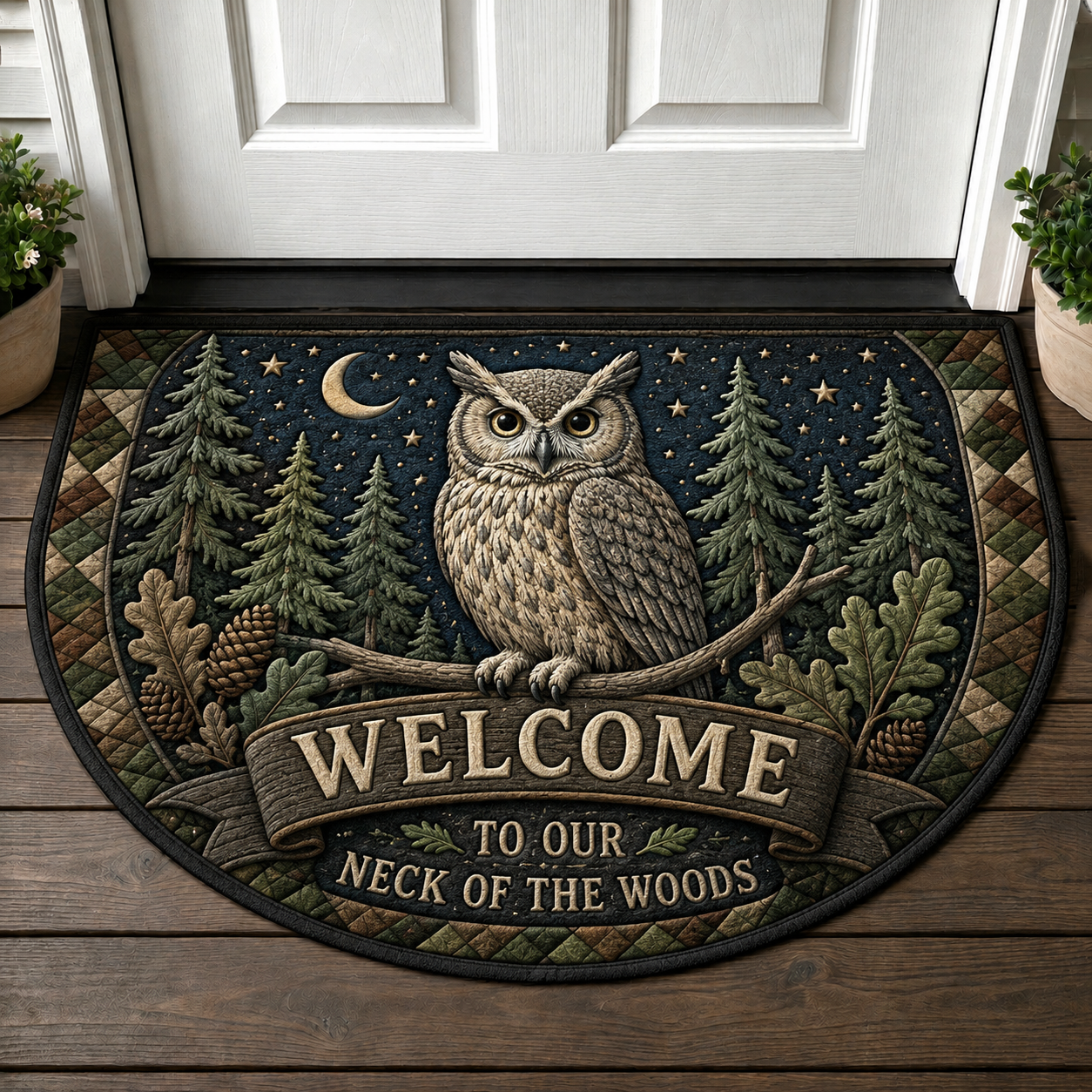 Hummingbird Welcome Mat - Nature’s Beauty Floral Joy Outdoor Doormat - 5to9vibe