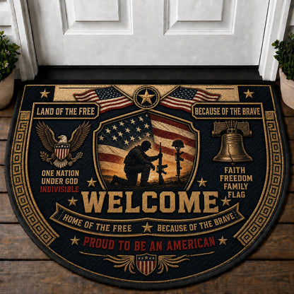 Pipefitter Welcome Mat – "Pipefitter Strong" Skilled Tradesman Outdoor Doormat - 5to9vibe