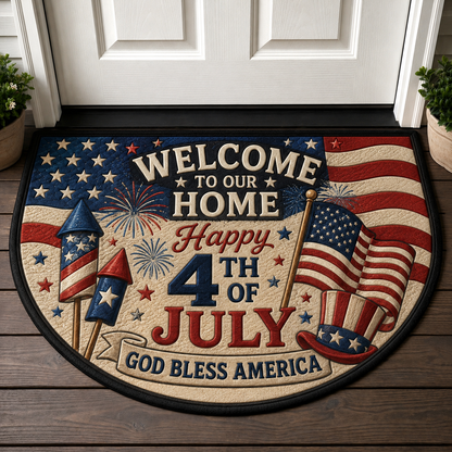 Spring Welcome Mat - Floral Seasonal Outdoor Doormat for Home - 5to9vibe