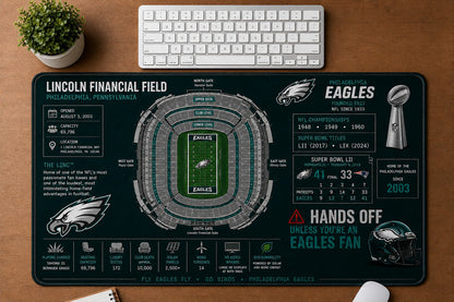 All Football Stadium Schematic Desk Mat Mouse Pad Plus Size Trending - 5to9vibe