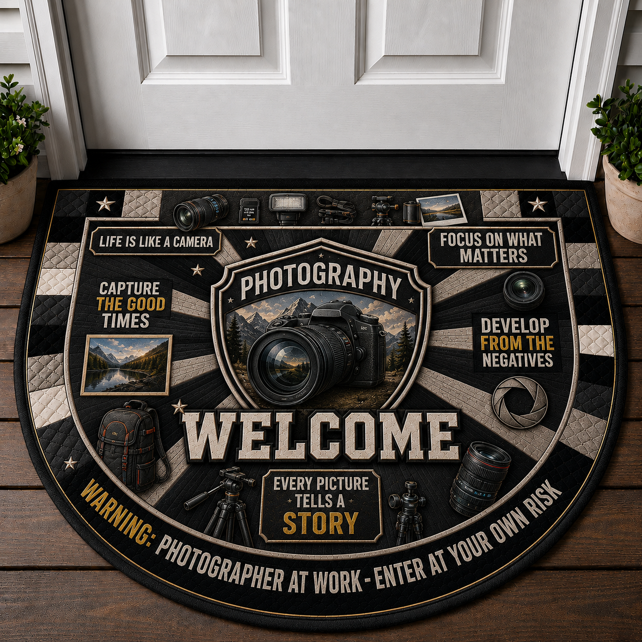Welcome To My Quilting Room Doormat - Piece By Piece Quilt Crafter Welcome Mat - 5to9vibe