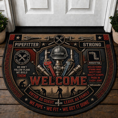 U.S. Veteran Welcome Mat – "Thank You For Your Service" Patriotic Military Doormat - 5to9vibe