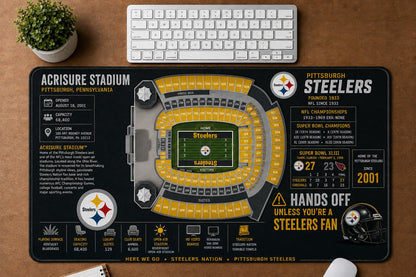 All Baseball Legendary Stadiums Masterplan Desk Mat Mouse Pad Plus Size - 5to9vibe