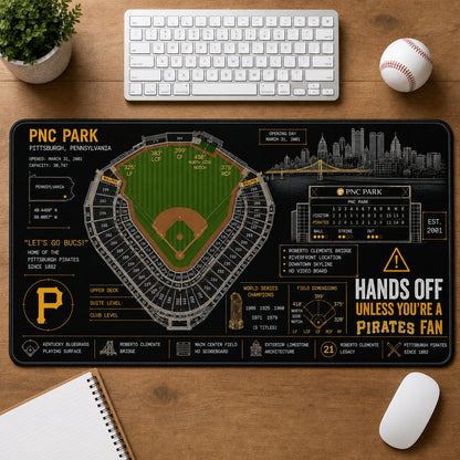 All Baseball Legendary Stadiums Masterplan Desk Mat Mouse Pad Plus Size - 5to9vibe