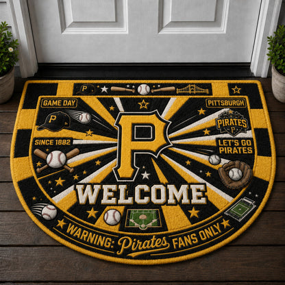 Baseball All Teams Custom Quilted Print Premium Welcome Mat – Personalized Baseball Doormat