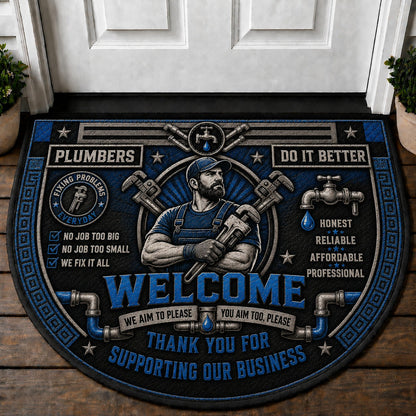 American Eagle Welcome Mat – "God Bless America" Patriotic Outdoor Doormat - 5to9vibe