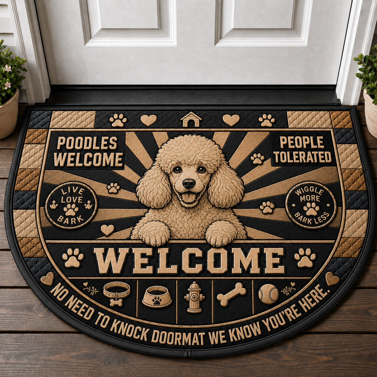 Australian Cattle Dog Welcome Mat – Wipe Paws Before Entering Doormat - 5to9vibe