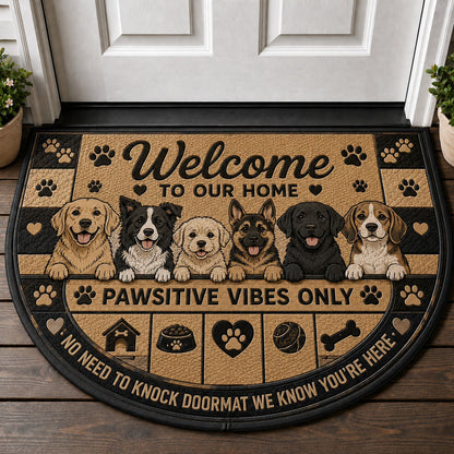 German Shepherd Welcome Mat – "A Spoiled Shepherd Lives Here" Doormat - 5to9vibe