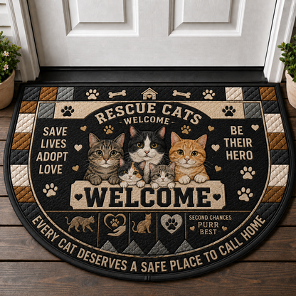 Maine Coons Welcome Doormat - People Tolerated Cat Lover Mat - 5to9vibe