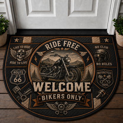 Adventure Rig Motorcycle Welcome Mat - Dual Sport Off-Road Doormat - 5to9vibe