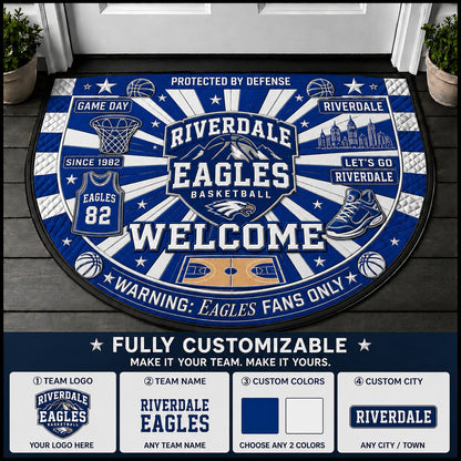 Royal Blue / White