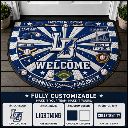 Royal Blue / White